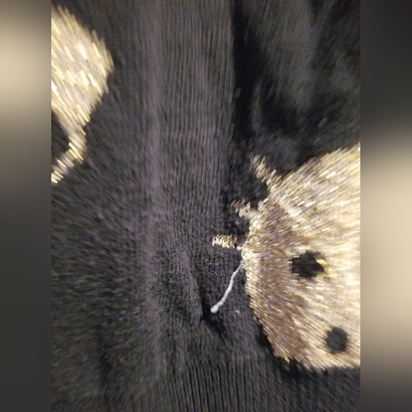 Sanrio Black and Gold Hello Kitty Sweater - Picture 9 of 11